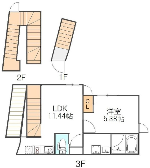 東中野 徒歩8分 構造:木造