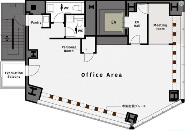 渋谷 徒歩6分 構造:鉄骨造